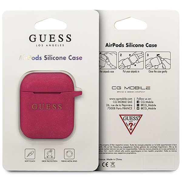 Originale Hülle der Marke Guess aus der Serie Silicone Case.